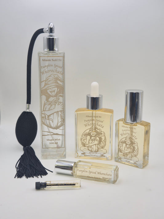 Pumpkins Spiced Whorechata, Alissia Said So Ritual Oil